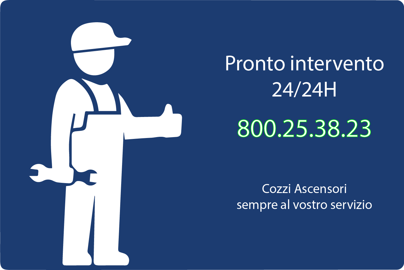 Pronto intervento cozzi ascensori